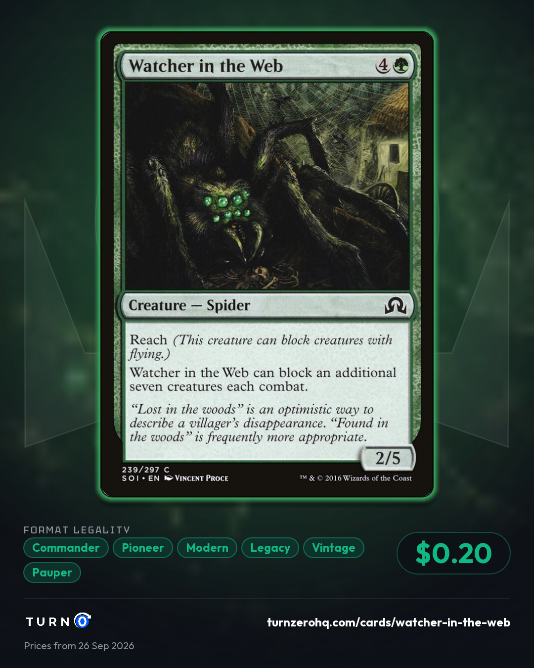 Shareable picture of Watcher in the Web