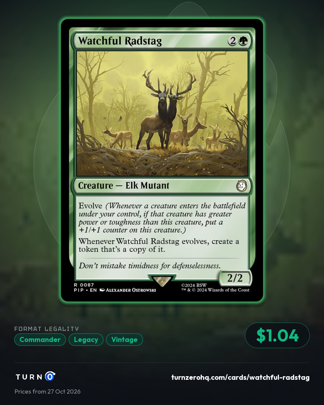 Shareable picture of Watchful Radstag