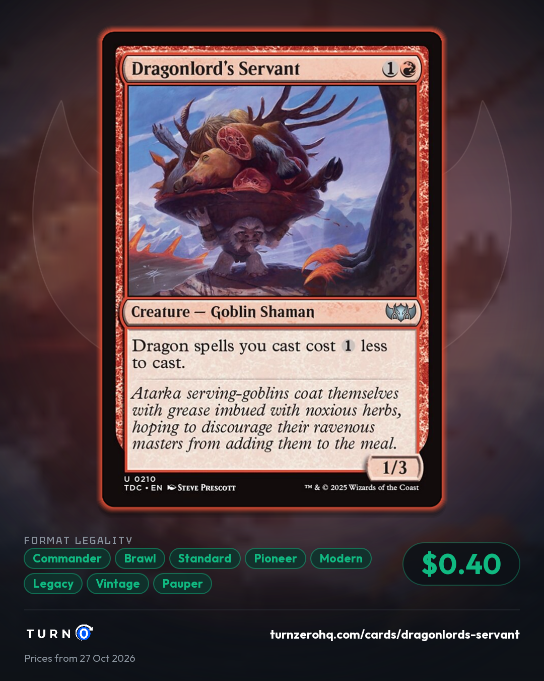 Shareable picture of Dragonlord's Servant