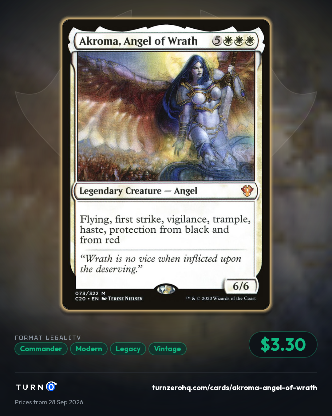 Shareable picture of Akroma, Angel of Wrath