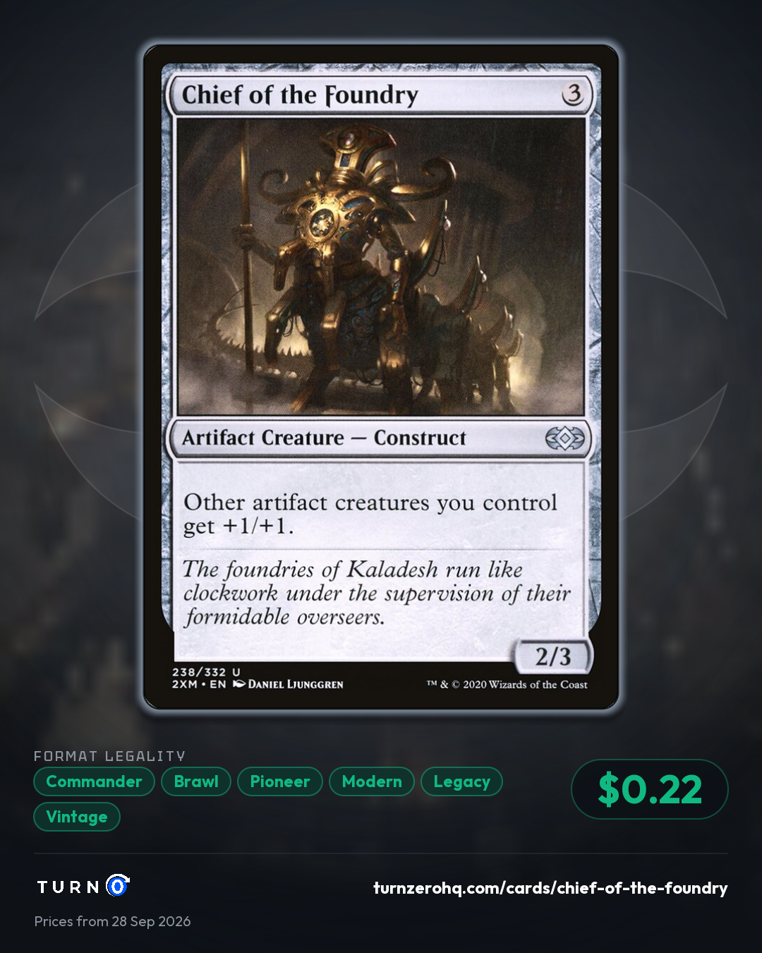Shareable picture of Chief of the Foundry
