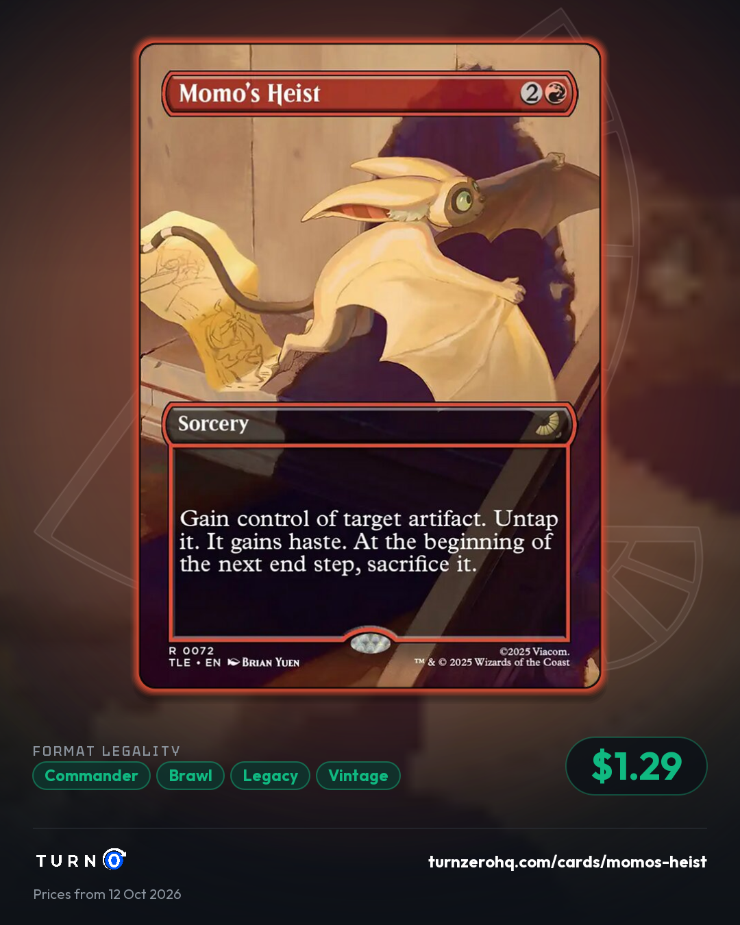 Shareable picture of Momo's Heist