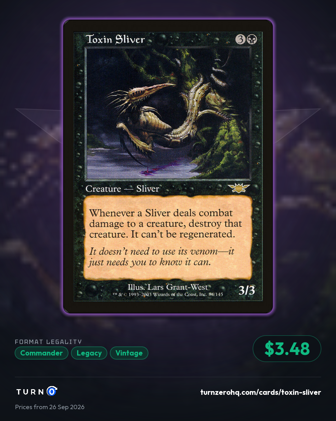 Shareable picture of Toxin Sliver