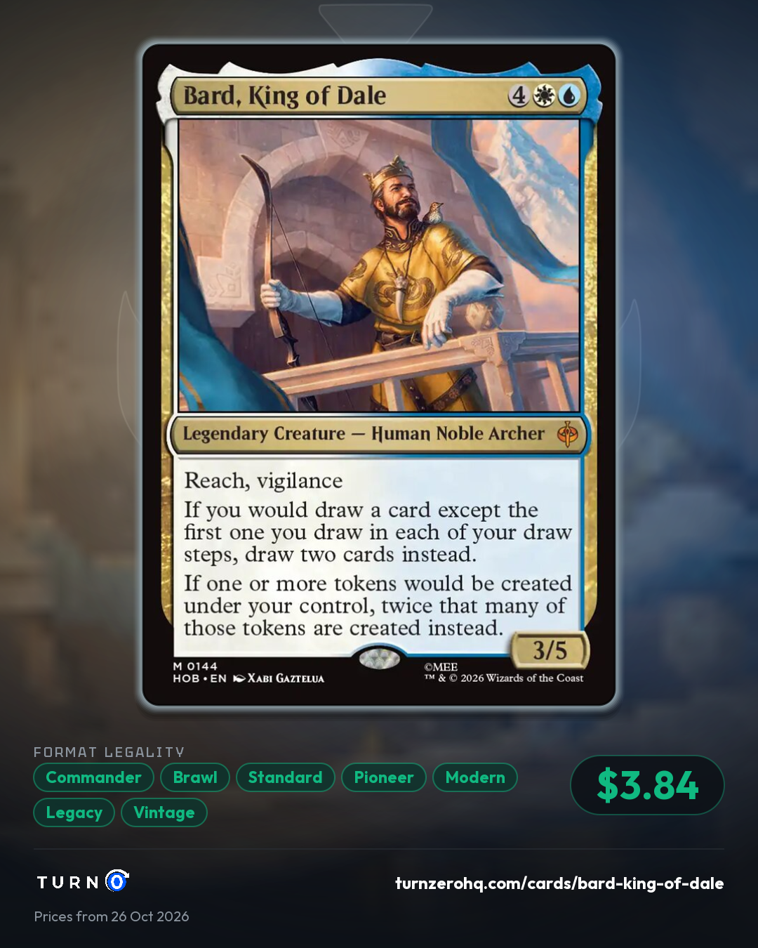 Shareable picture of Bard, King of Dale