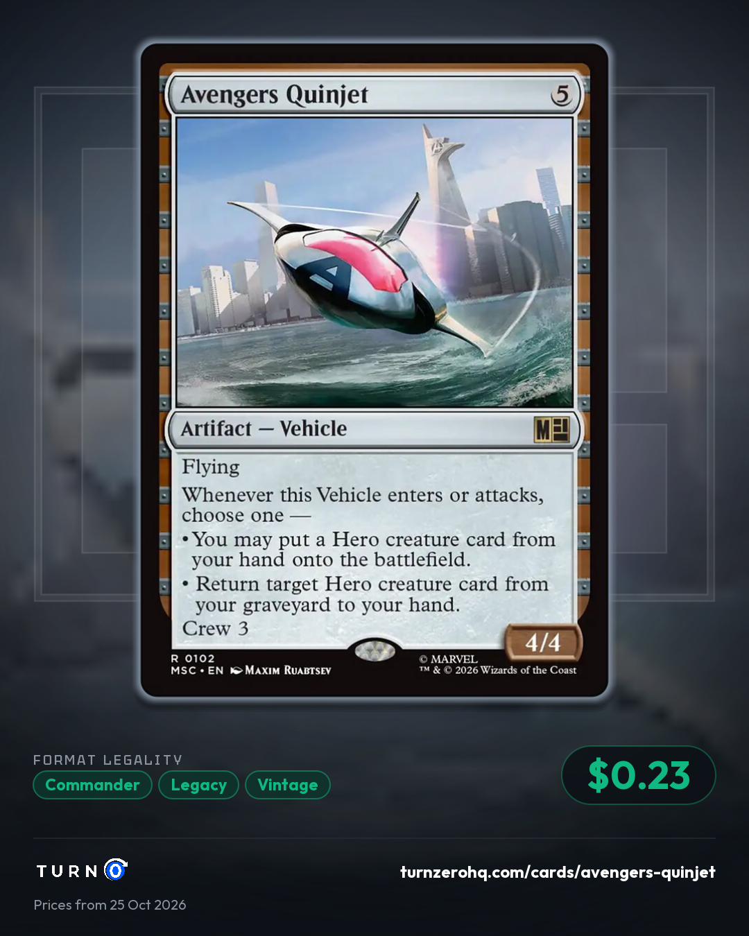 Shareable picture of Avengers Quinjet