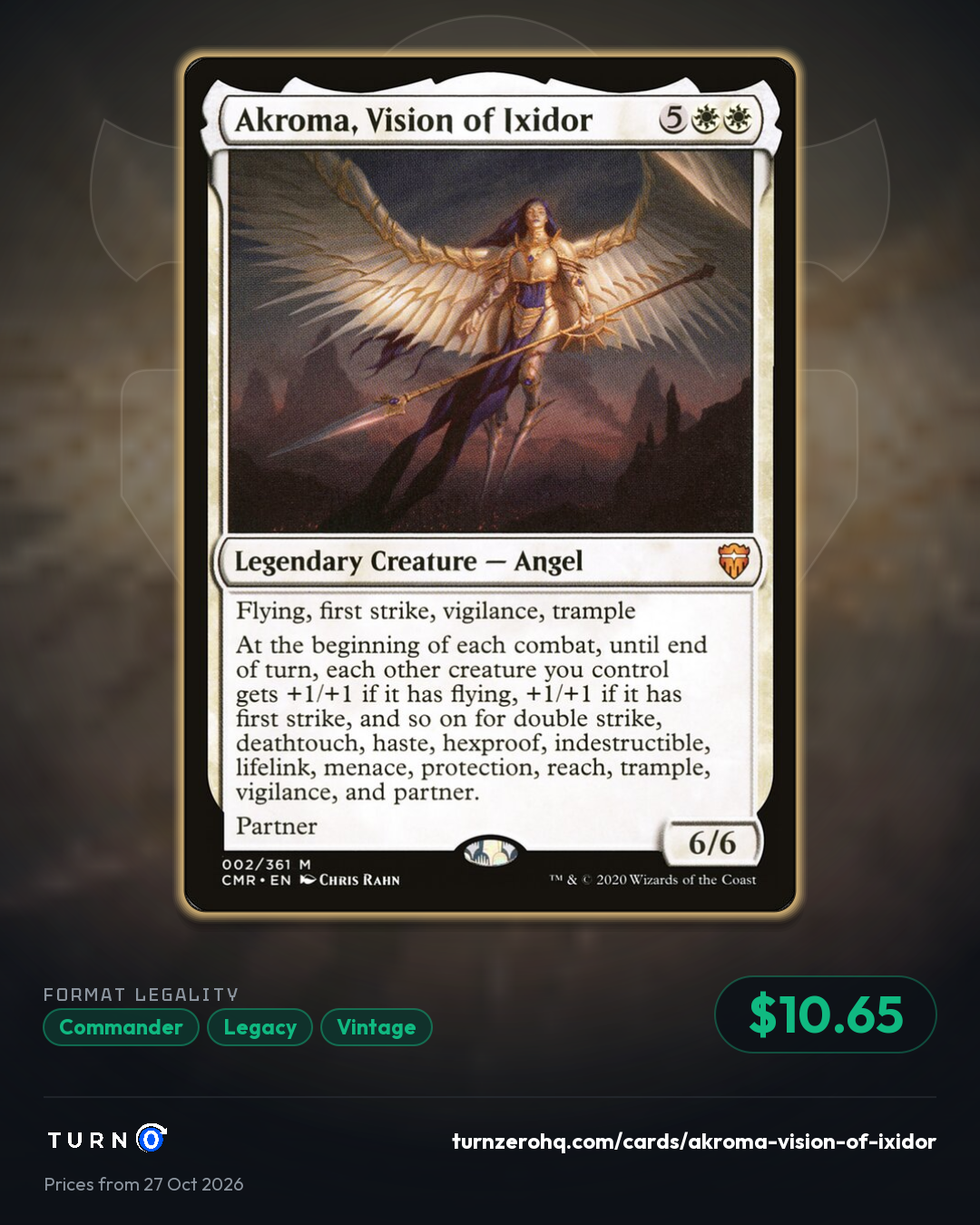 Shareable picture of Akroma, Vision of Ixidor