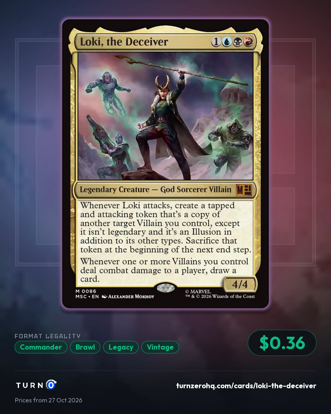 Shareable picture of Loki, the Deceiver