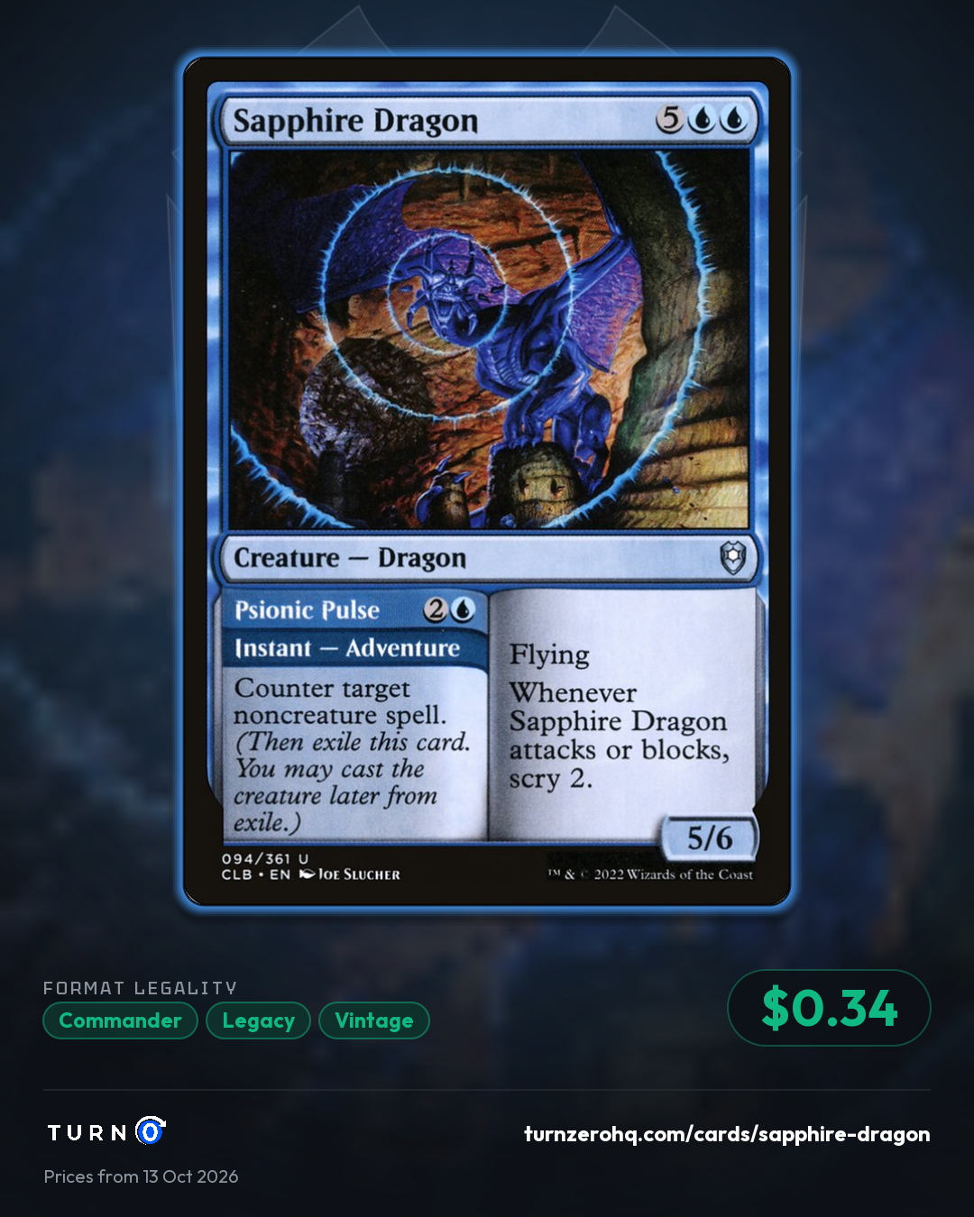 Shareable picture of Sapphire Dragon