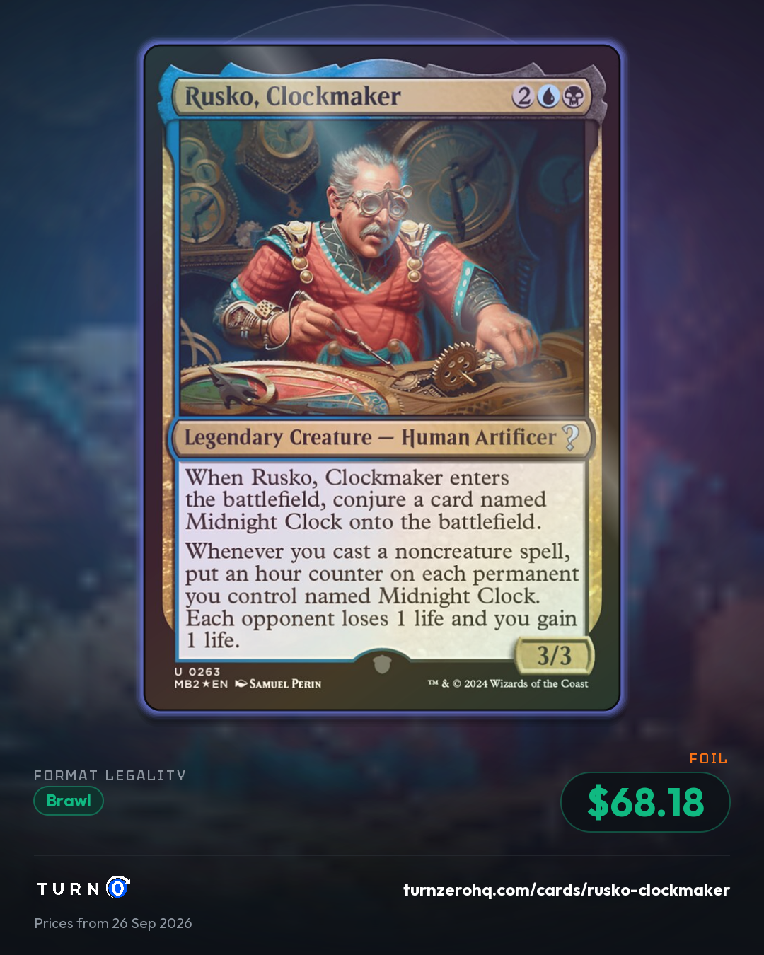 Shareable picture of Rusko, Clockmaker