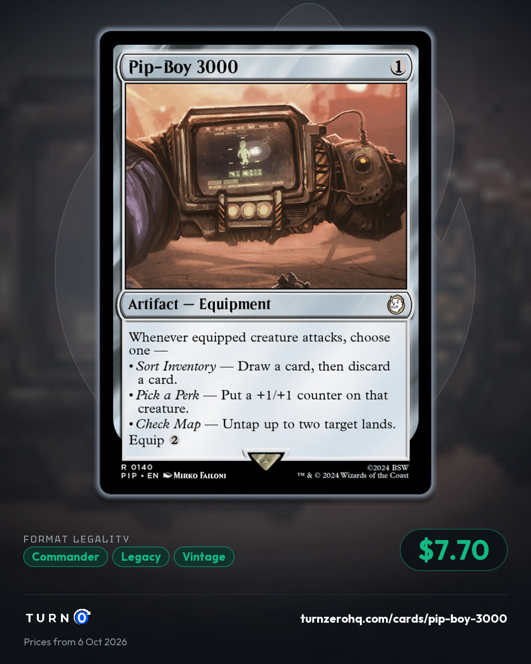Shareable picture of Pip-Boy 3000