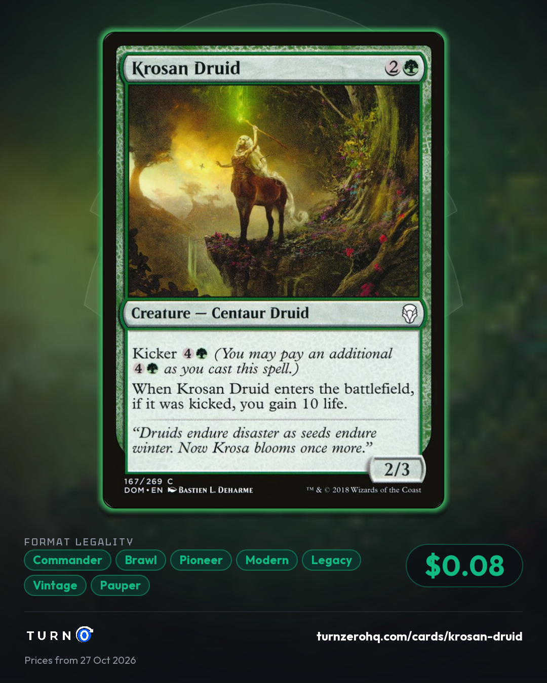 Shareable picture of Krosan Druid