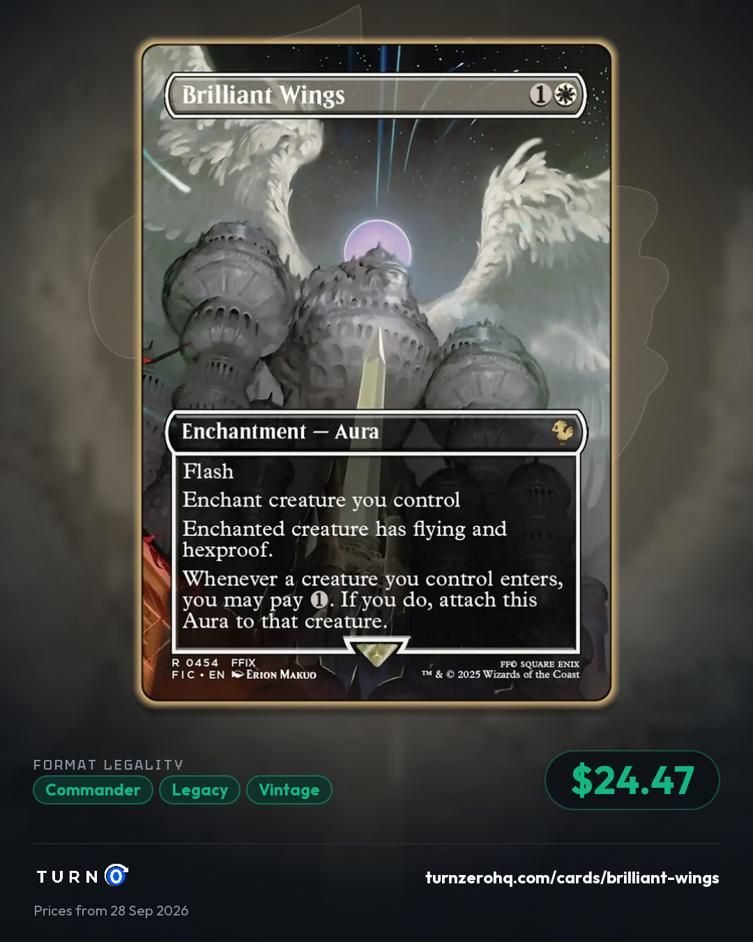Shareable picture of Brilliant Wings