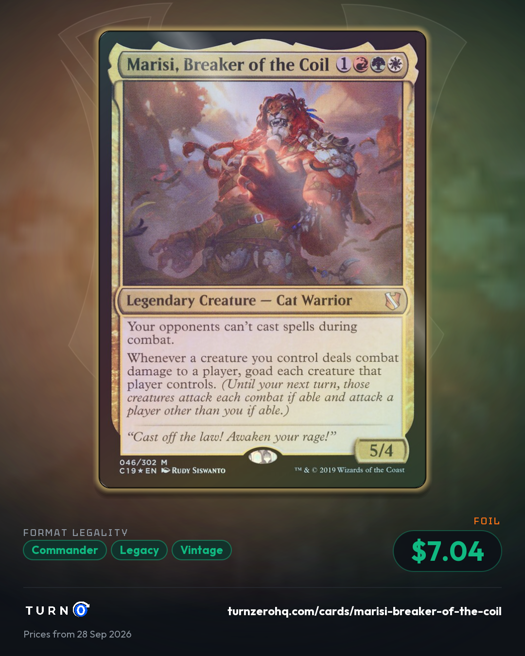 Shareable picture of Marisi, Breaker of the Coil