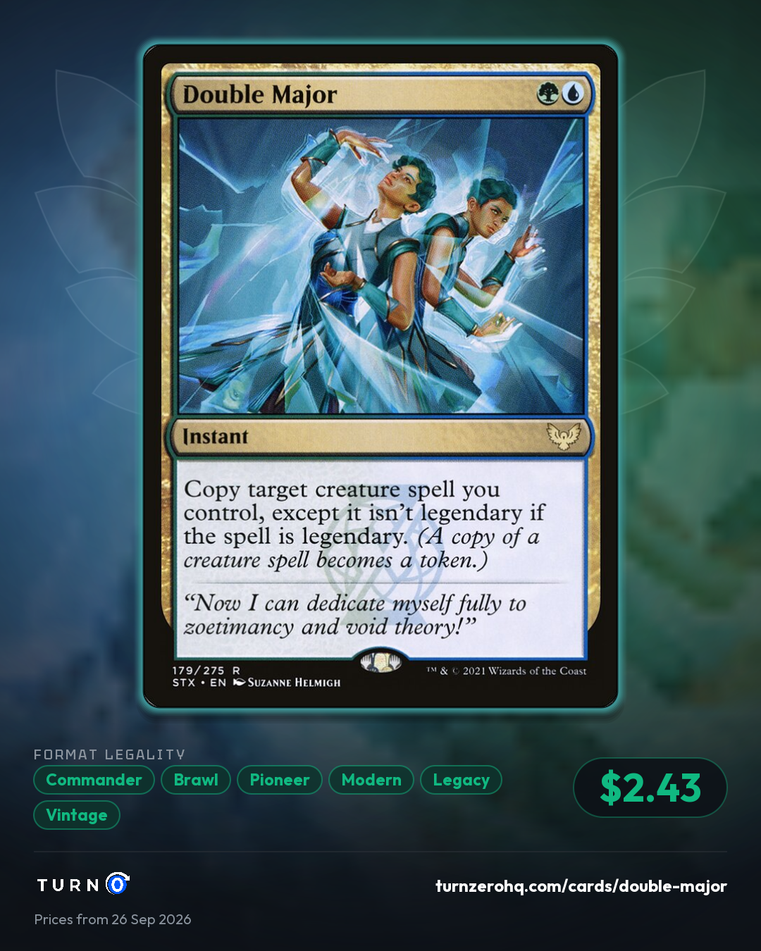 Shareable picture of Double Major