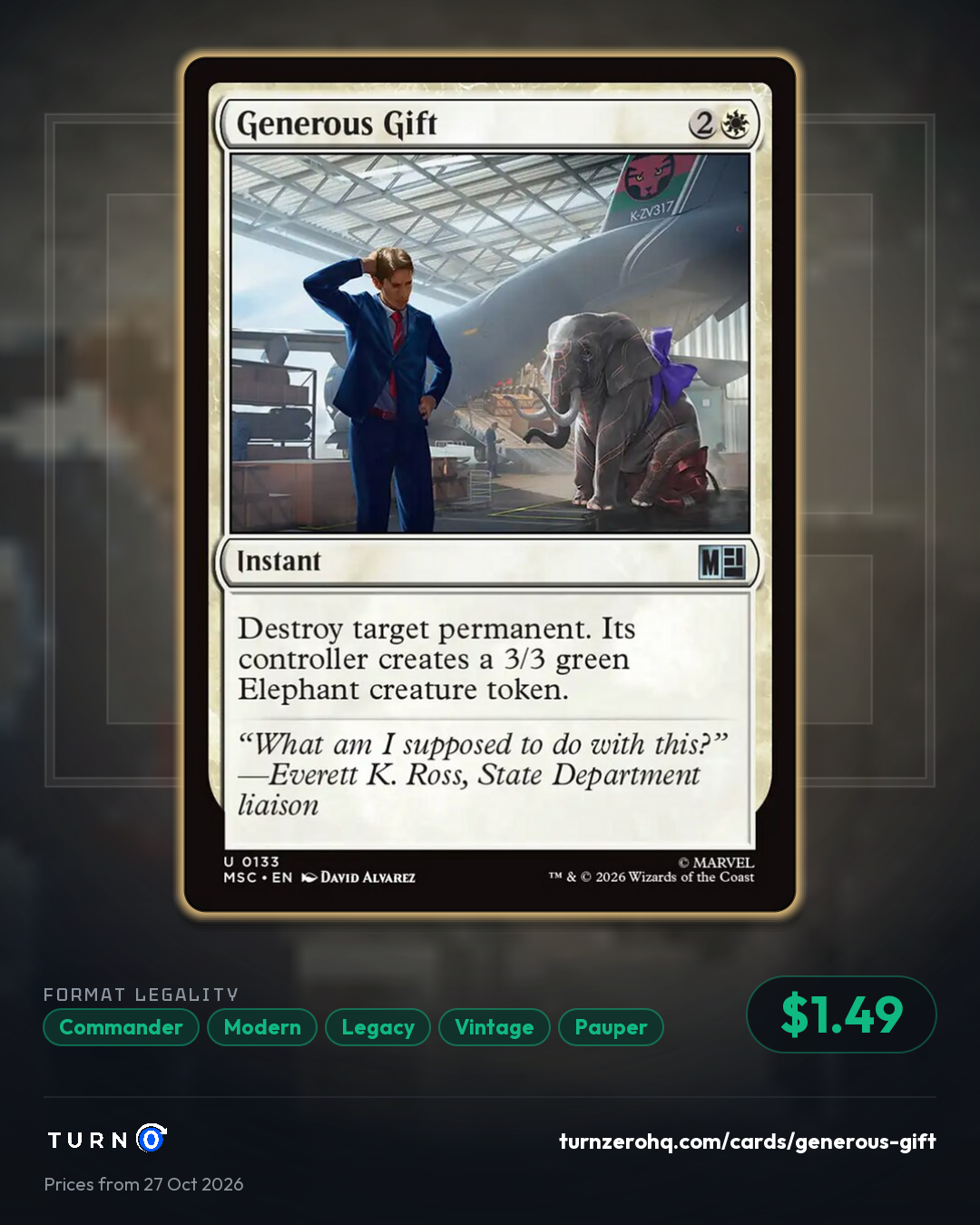 Shareable picture of Generous Gift