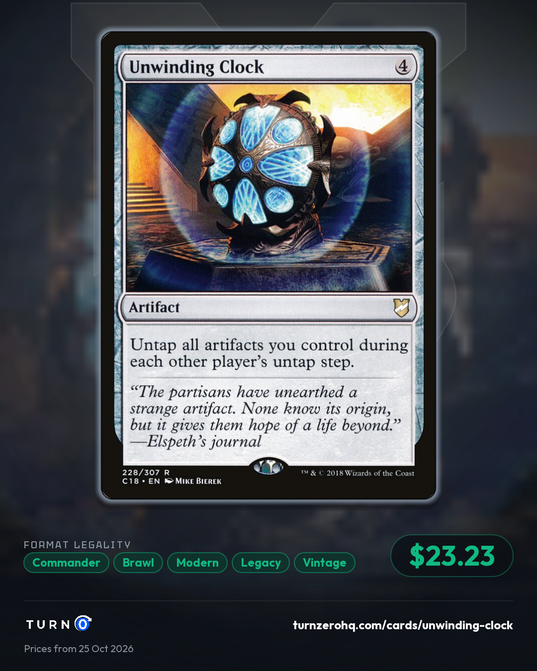 Shareable picture of Unwinding Clock