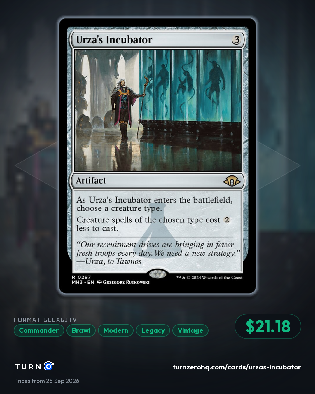 Shareable picture of Urza's Incubator