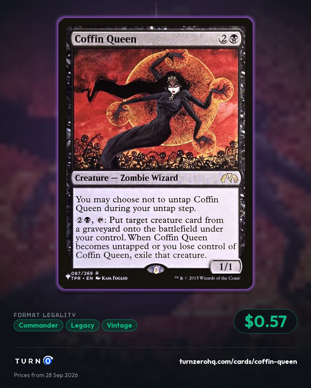 Shareable picture of Coffin Queen