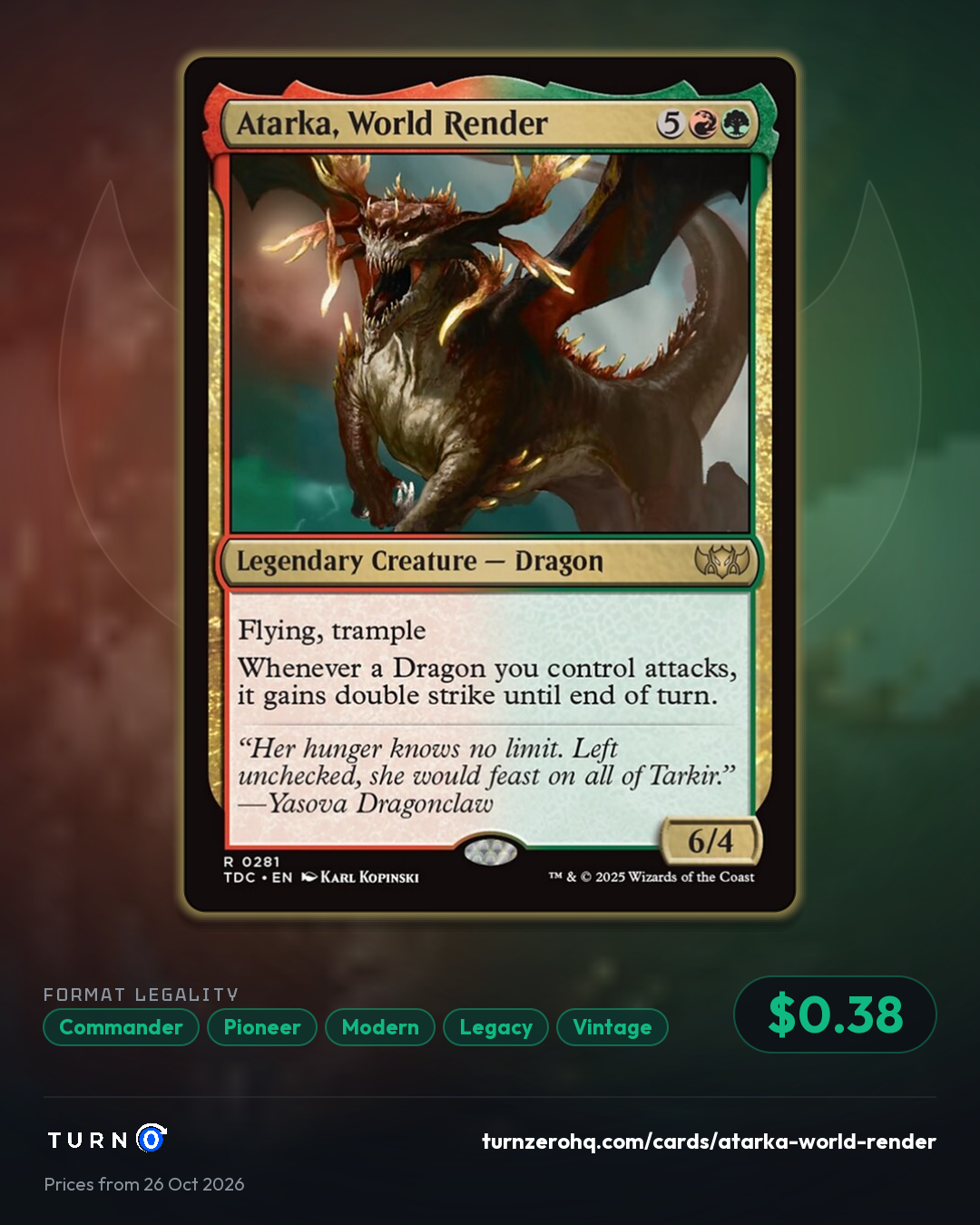 Shareable picture of Atarka, World Render