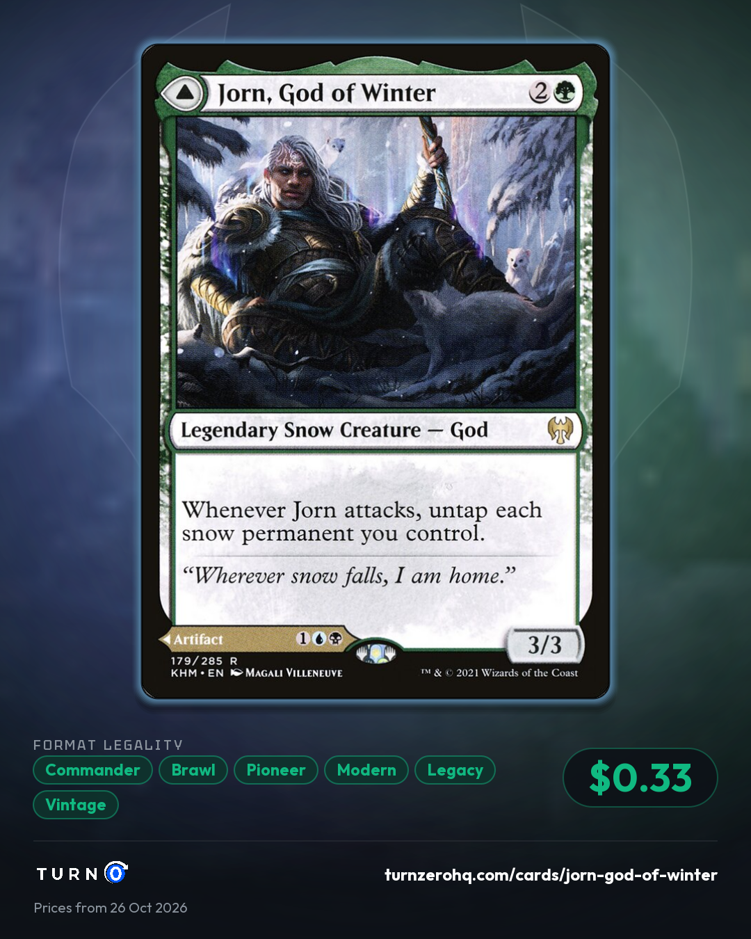 Shareable picture of Jorn, God of Winter