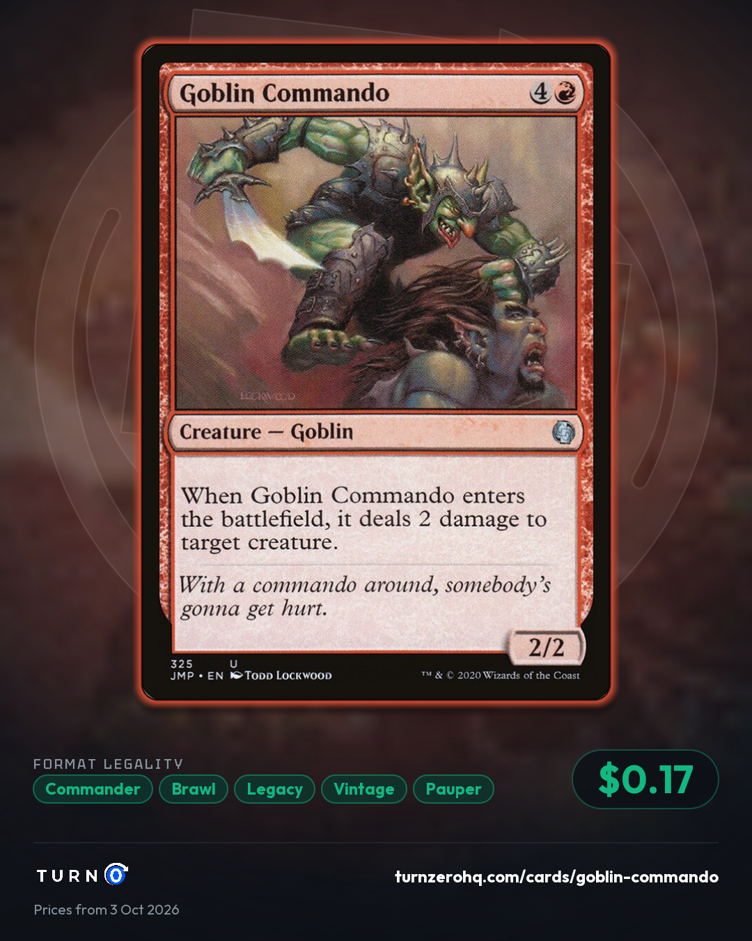 Shareable picture of Goblin Commando