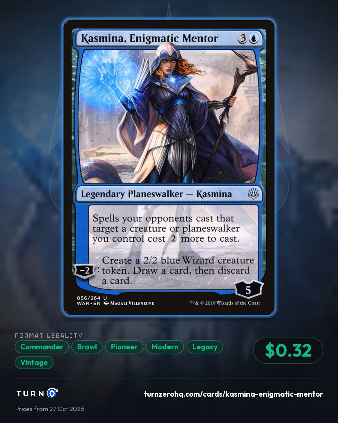 Shareable picture of Kasmina, Enigmatic Mentor