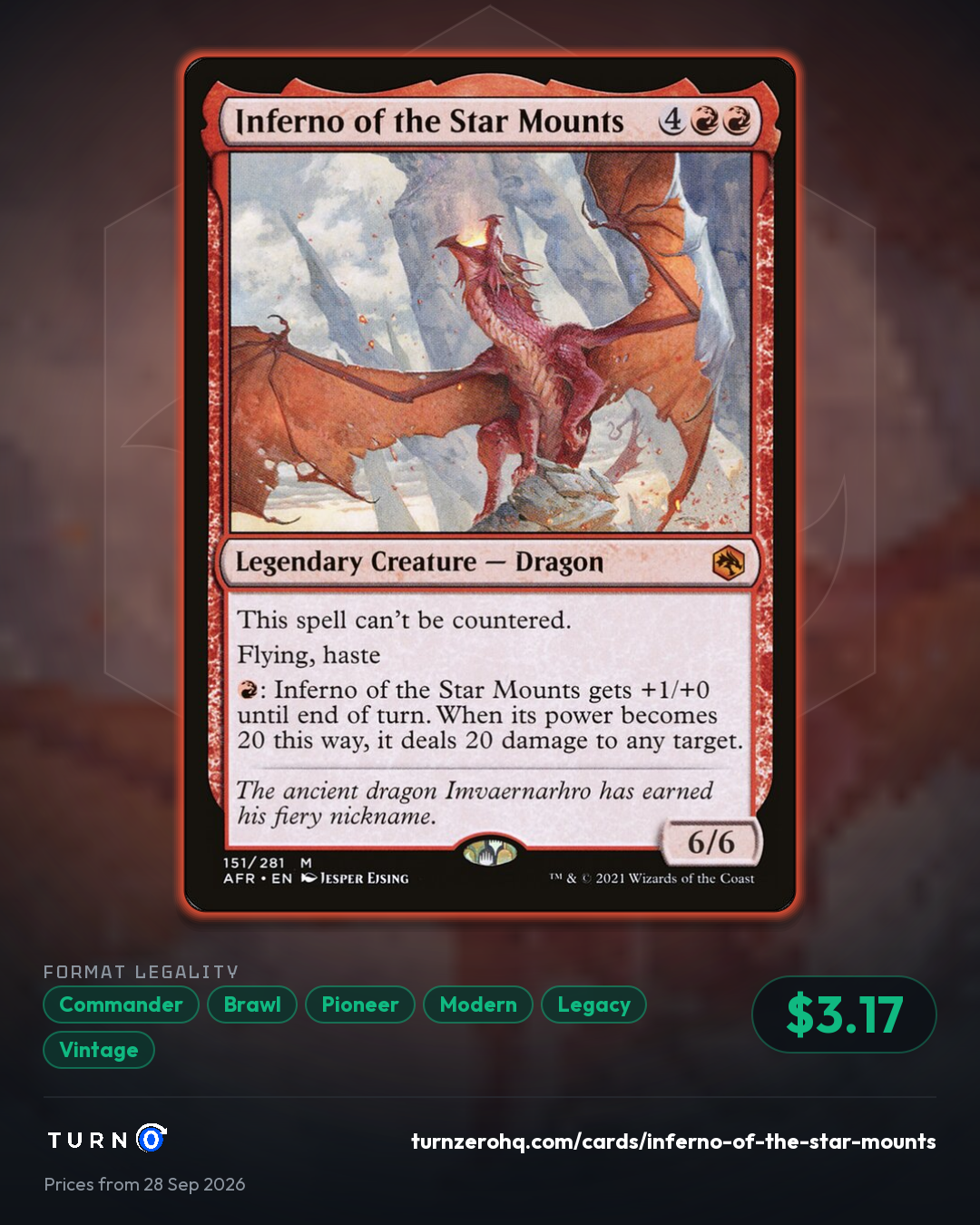 Shareable picture of Inferno of the Star Mounts
