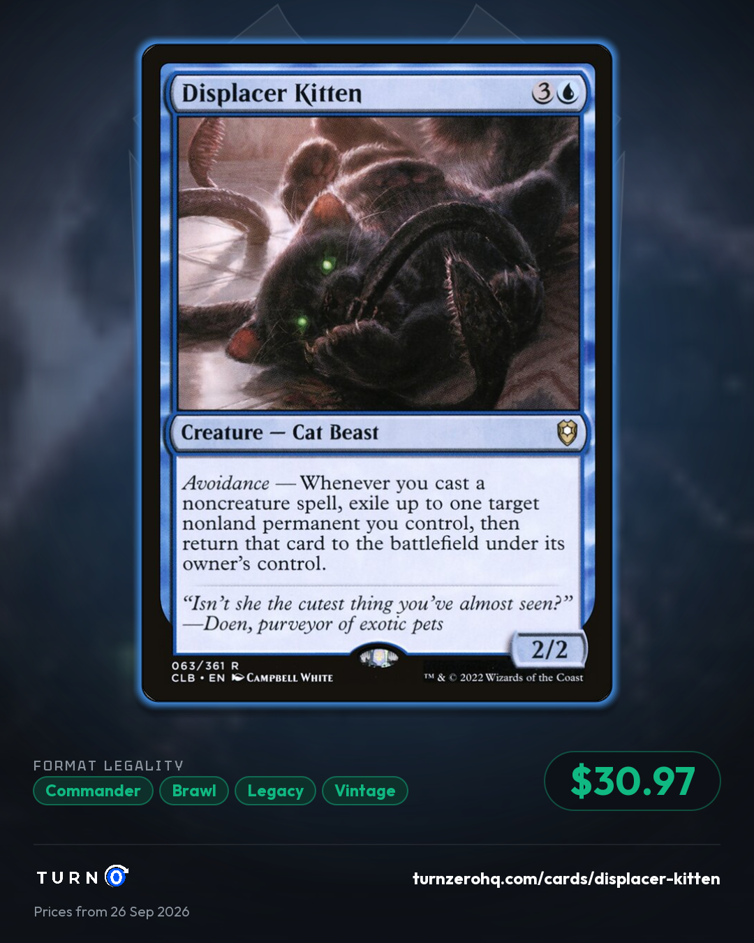 Shareable picture of Displacer Kitten