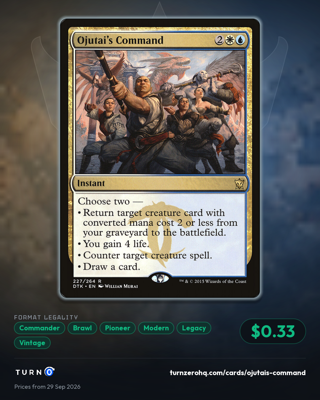 Shareable picture of Ojutai's Command