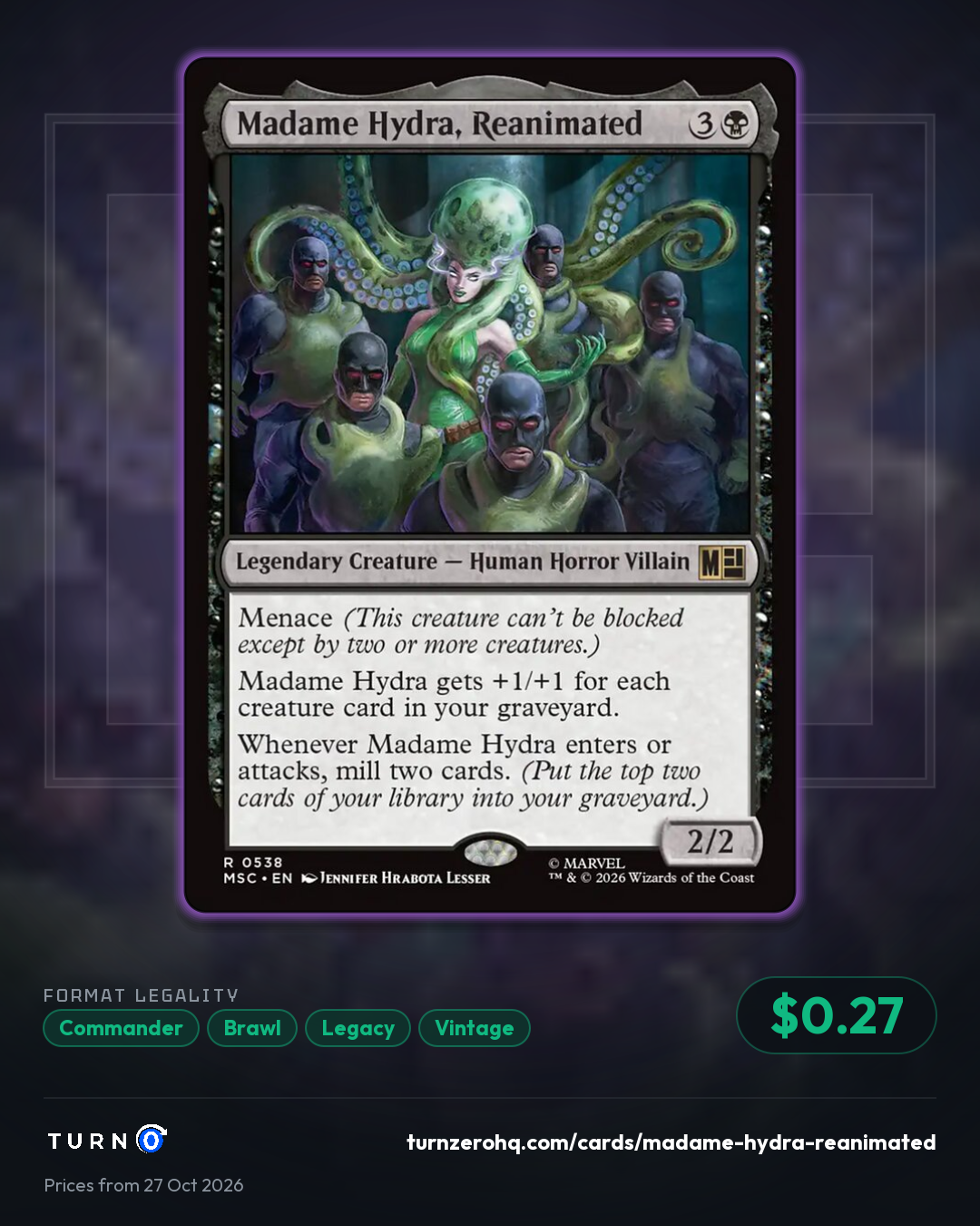 Shareable picture of Madame Hydra, Reanimated