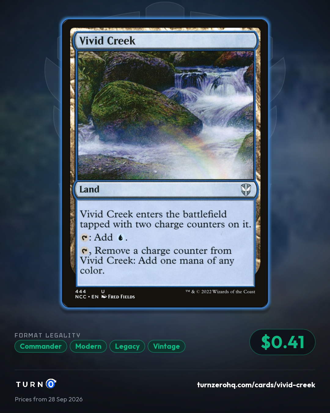 Shareable picture of Vivid Creek