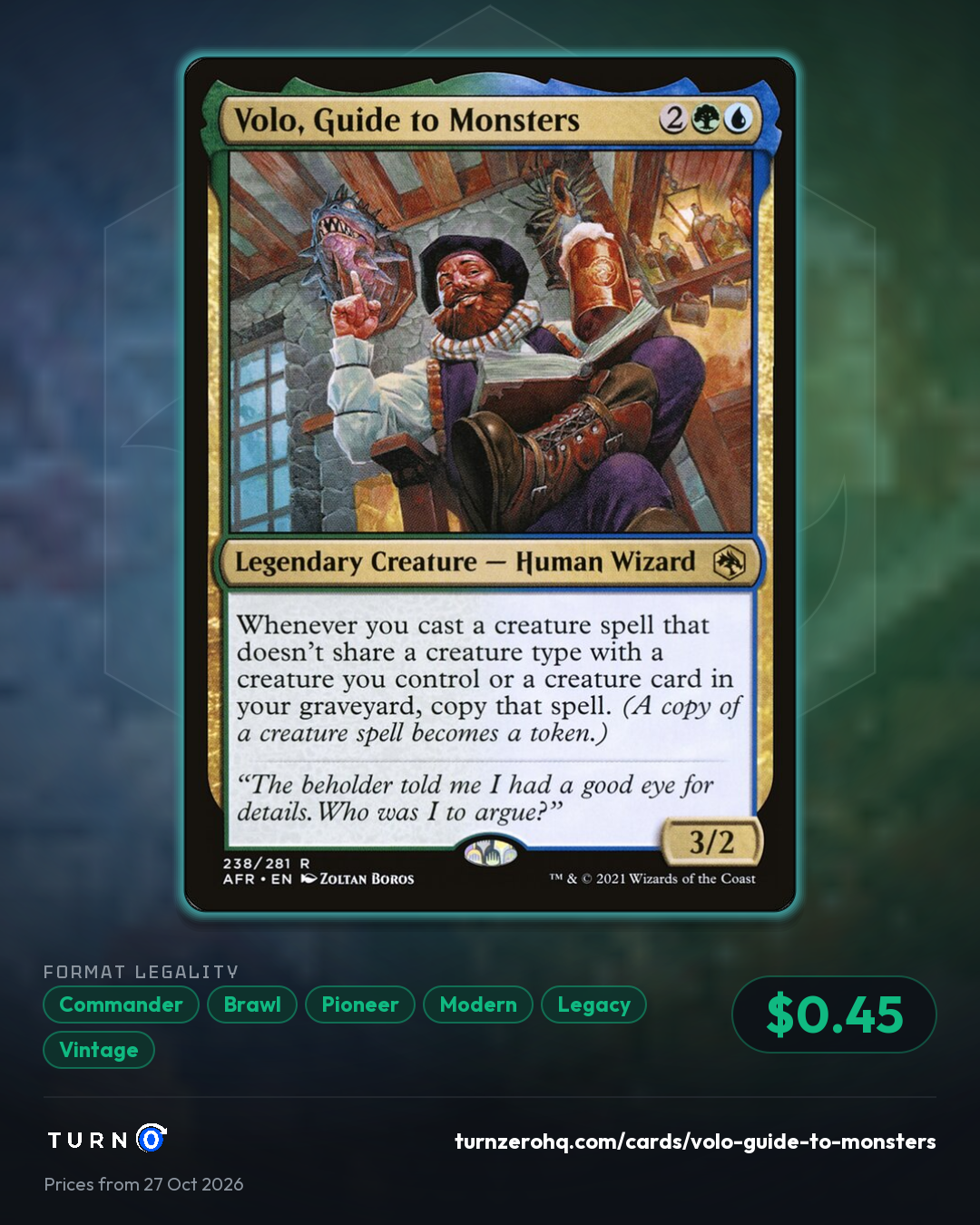 Shareable picture of Volo, Guide to Monsters