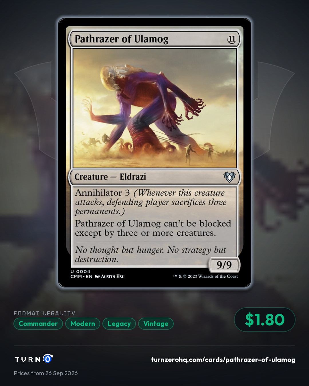 Shareable picture of Pathrazer of Ulamog