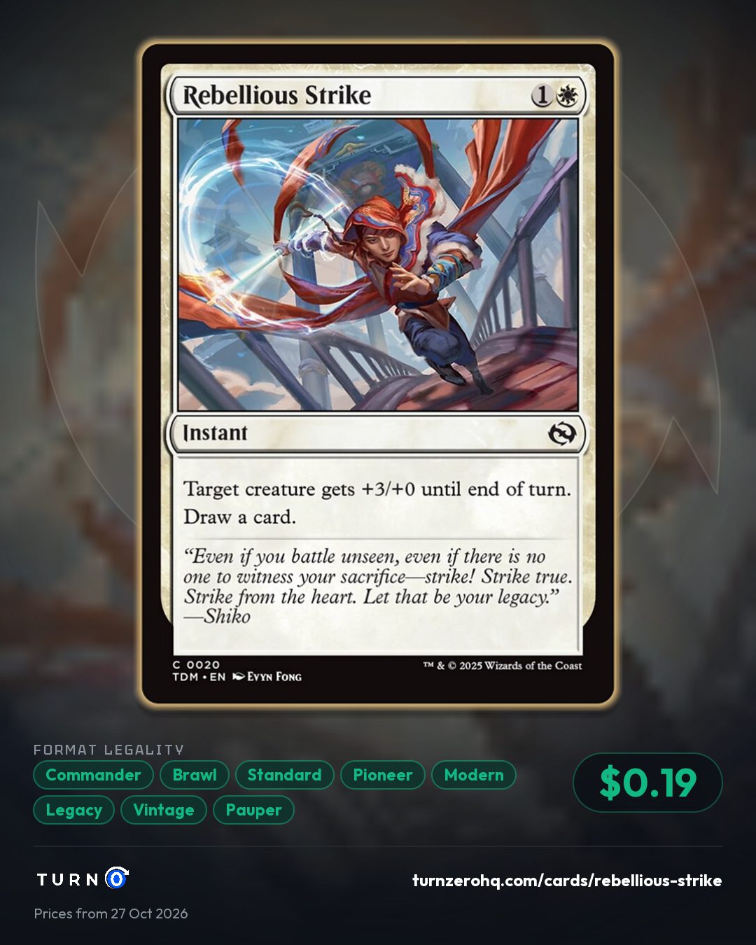 Shareable picture of Rebellious Strike