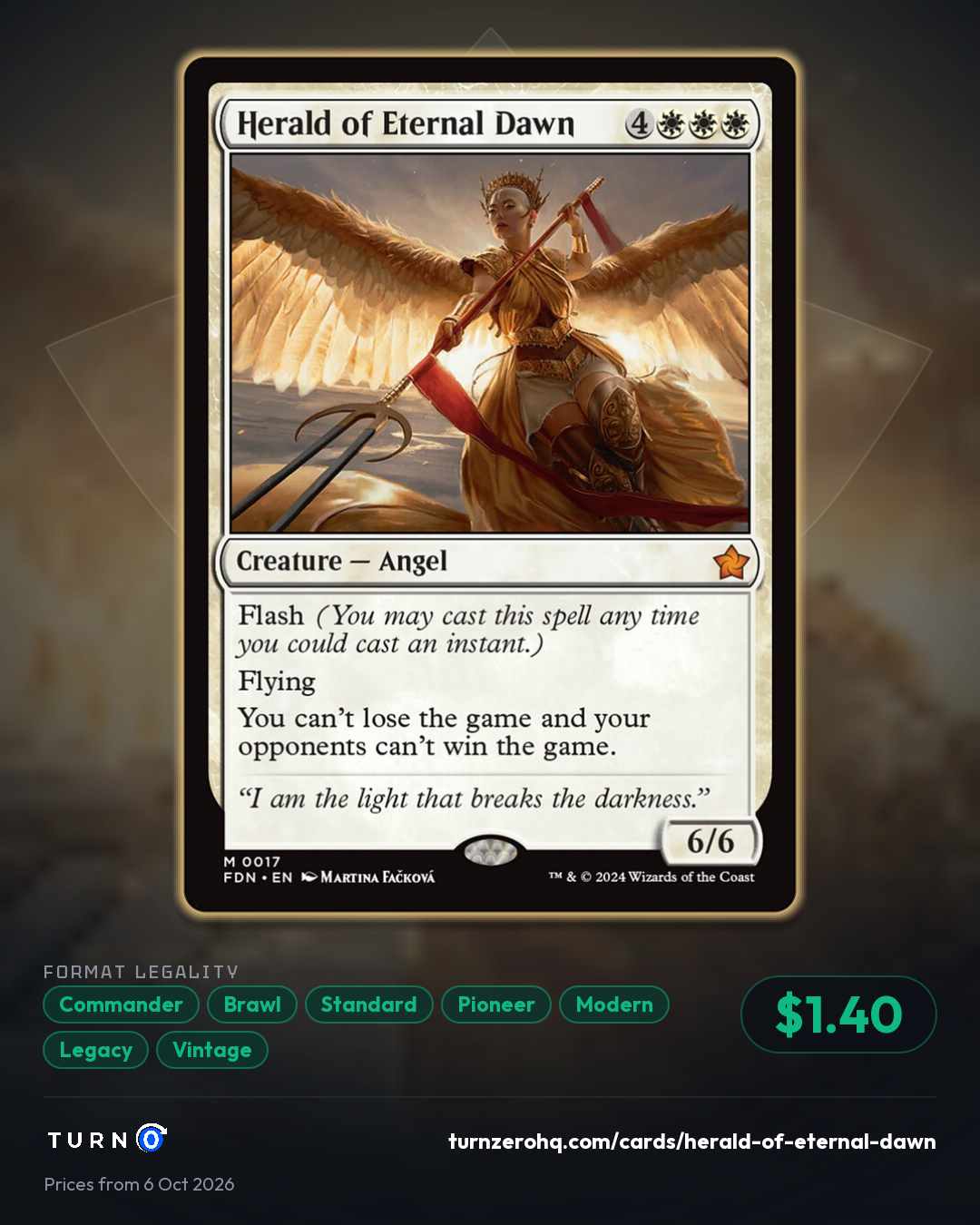 Shareable picture of Herald of Eternal Dawn