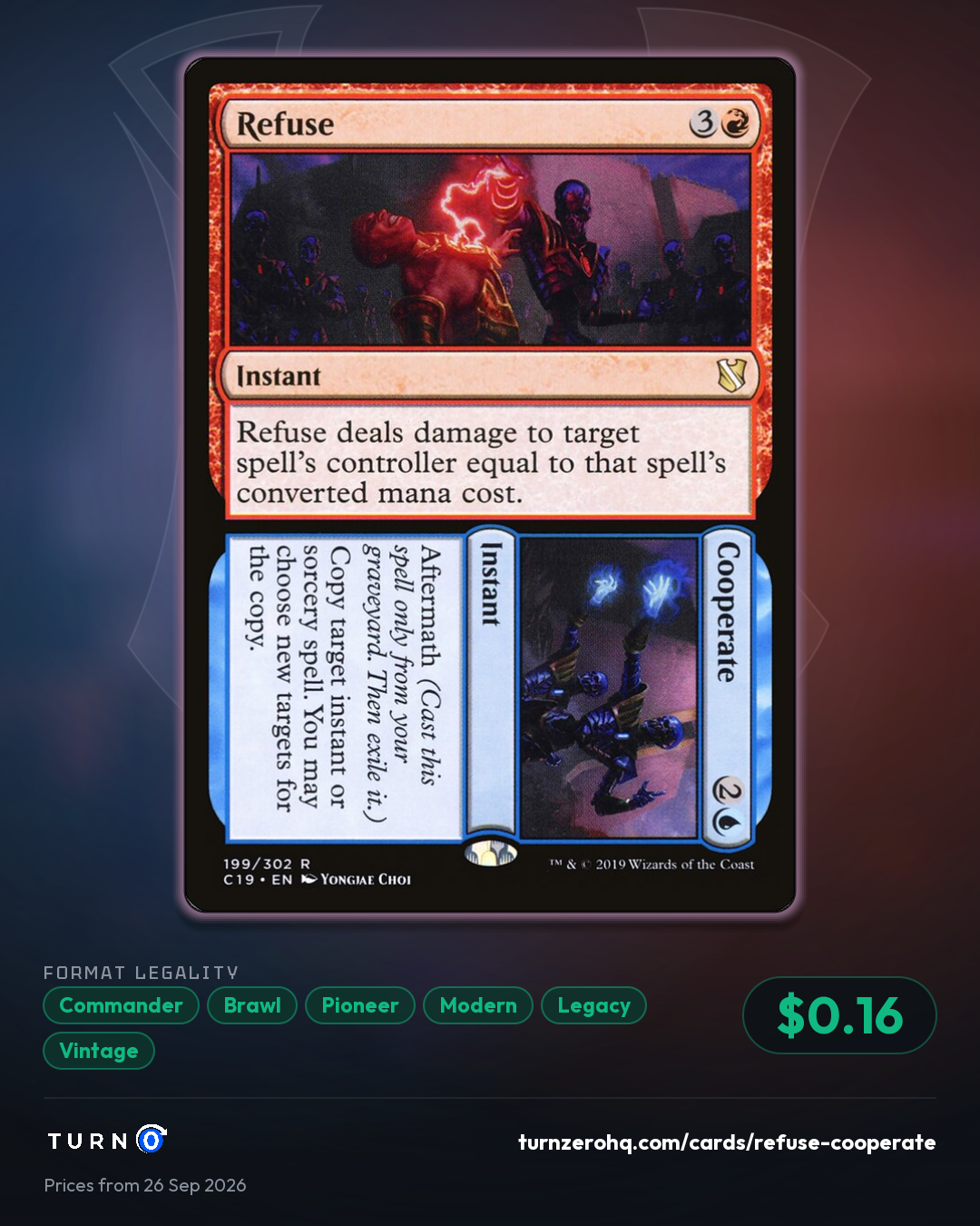 Shareable picture of Refuse // Cooperate