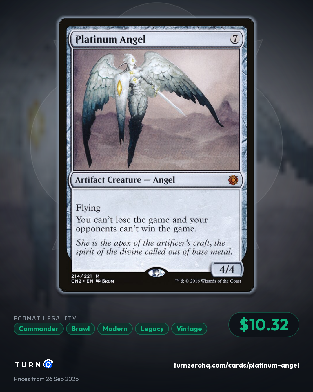 Shareable picture of Platinum Angel