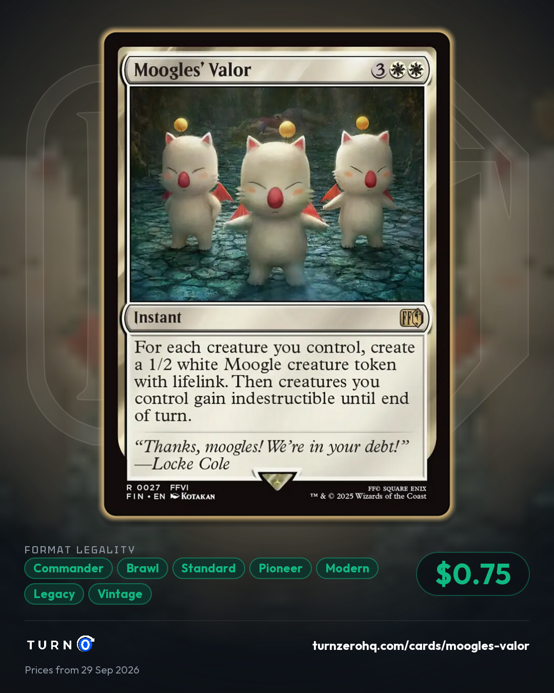 Shareable picture of Moogles' Valor