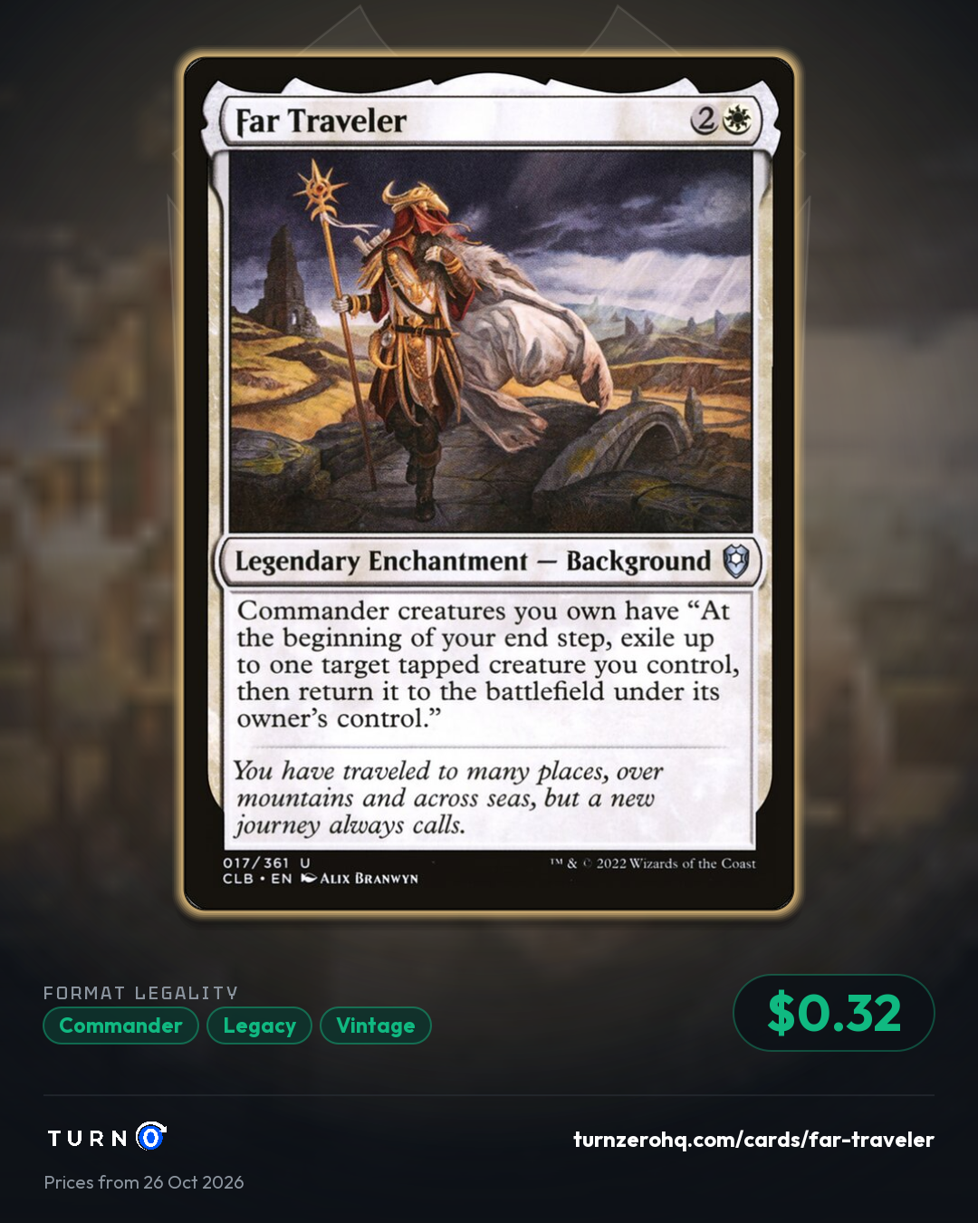 Shareable picture of Far Traveler