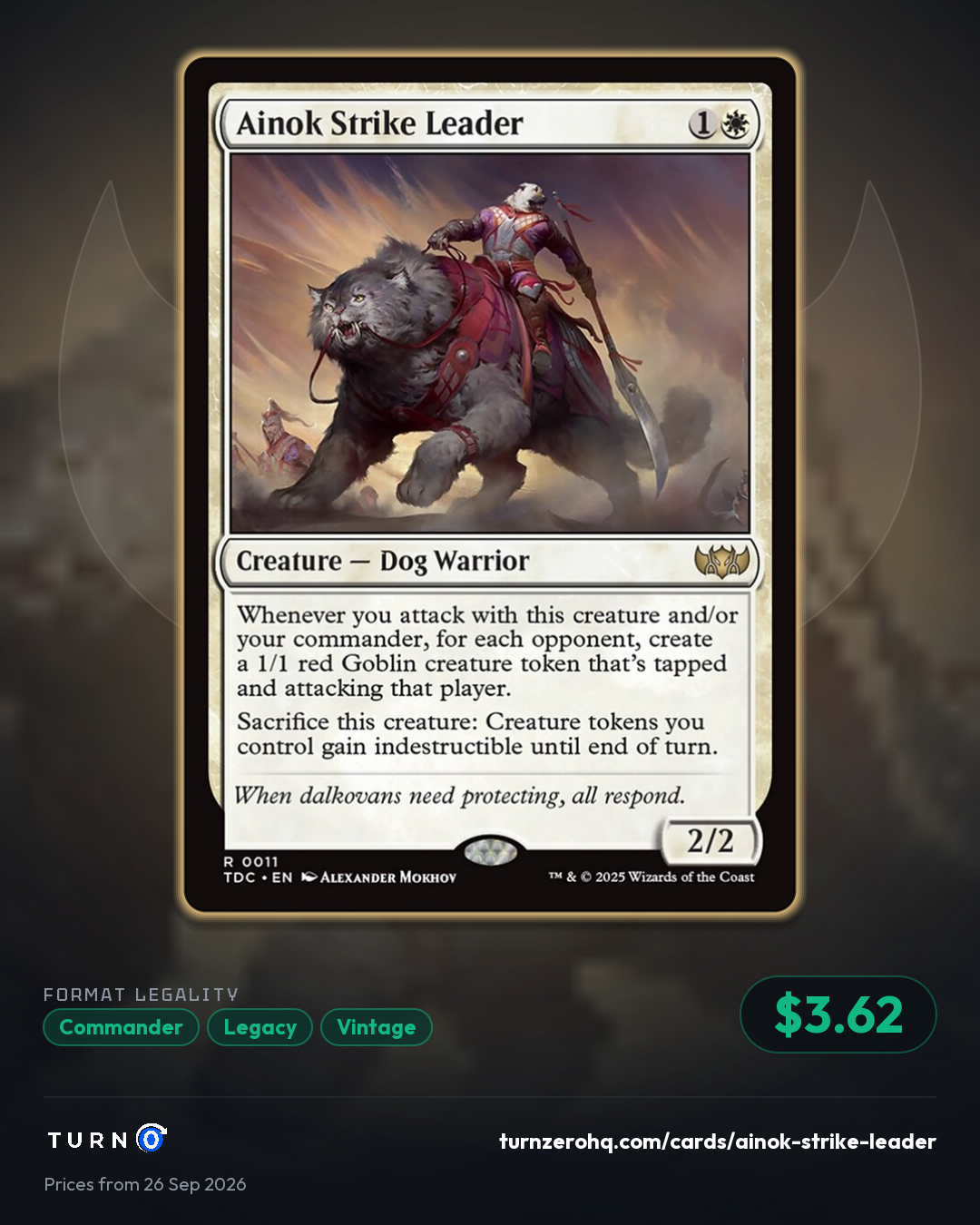 Shareable picture of Ainok Strike Leader