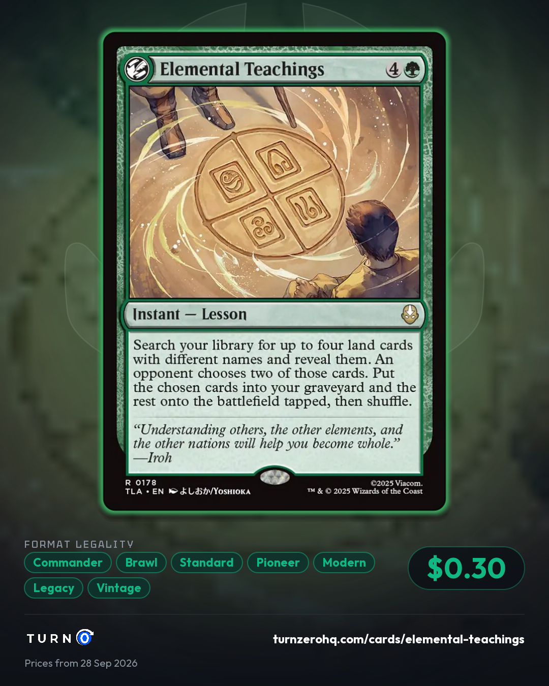 Shareable picture of Elemental Teachings