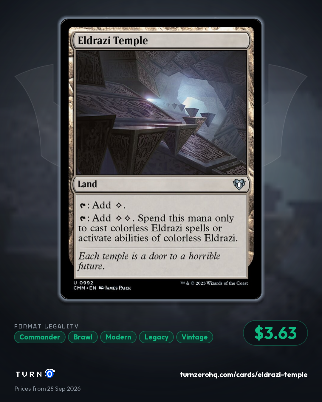 Shareable picture of Eldrazi Temple
