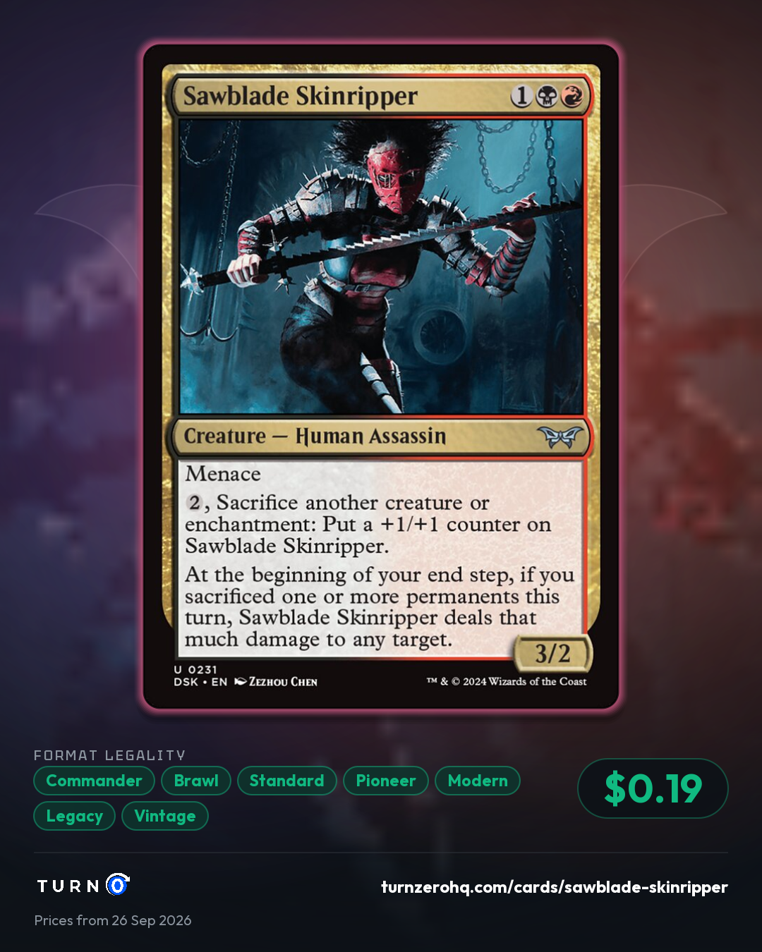 Shareable picture of Sawblade Skinripper