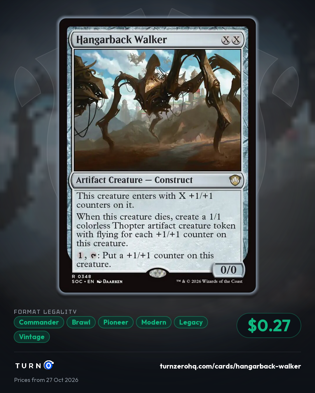 Shareable picture of Hangarback Walker