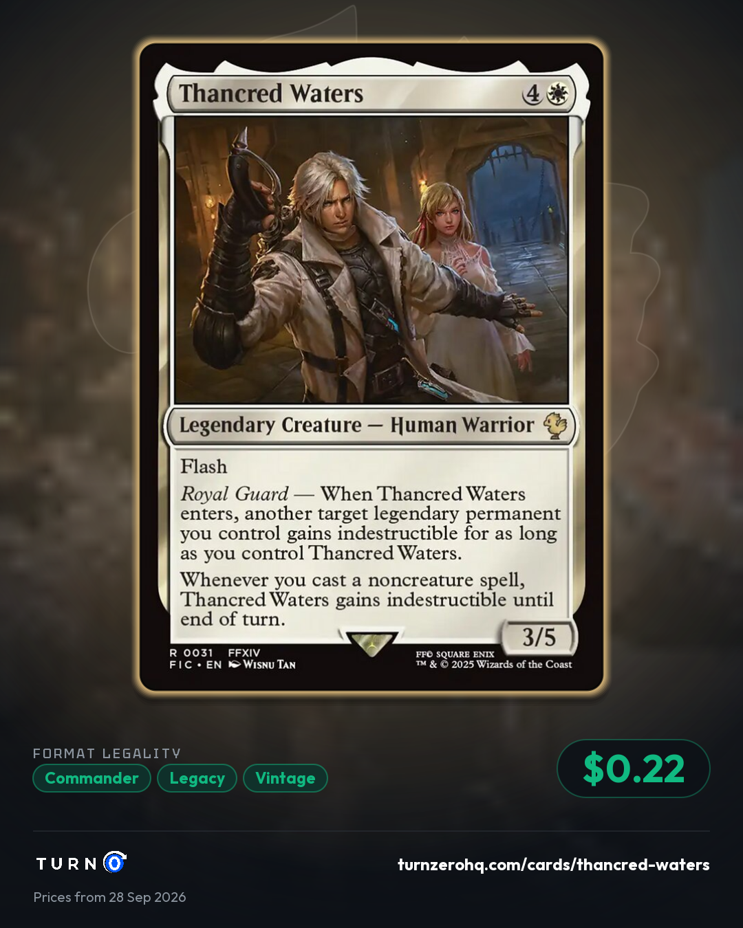 Shareable picture of Thancred Waters