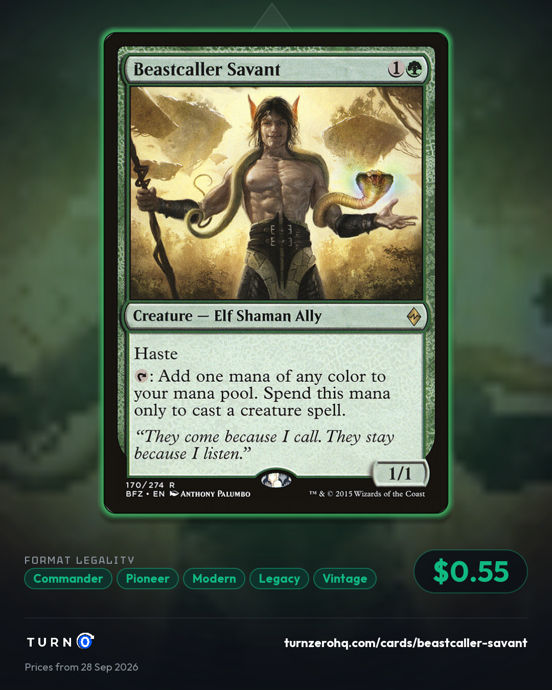 Shareable picture of Beastcaller Savant