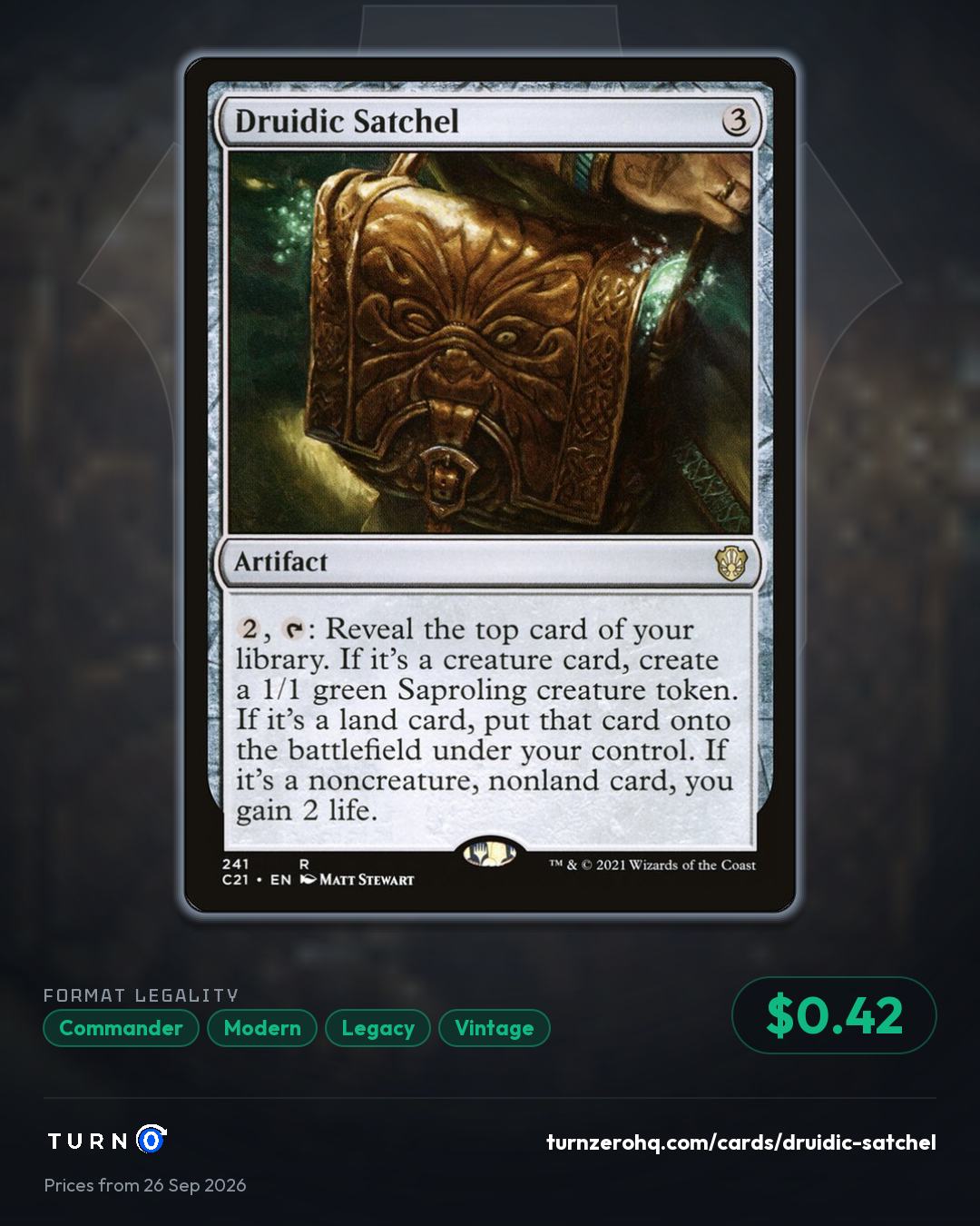 Shareable picture of Druidic Satchel