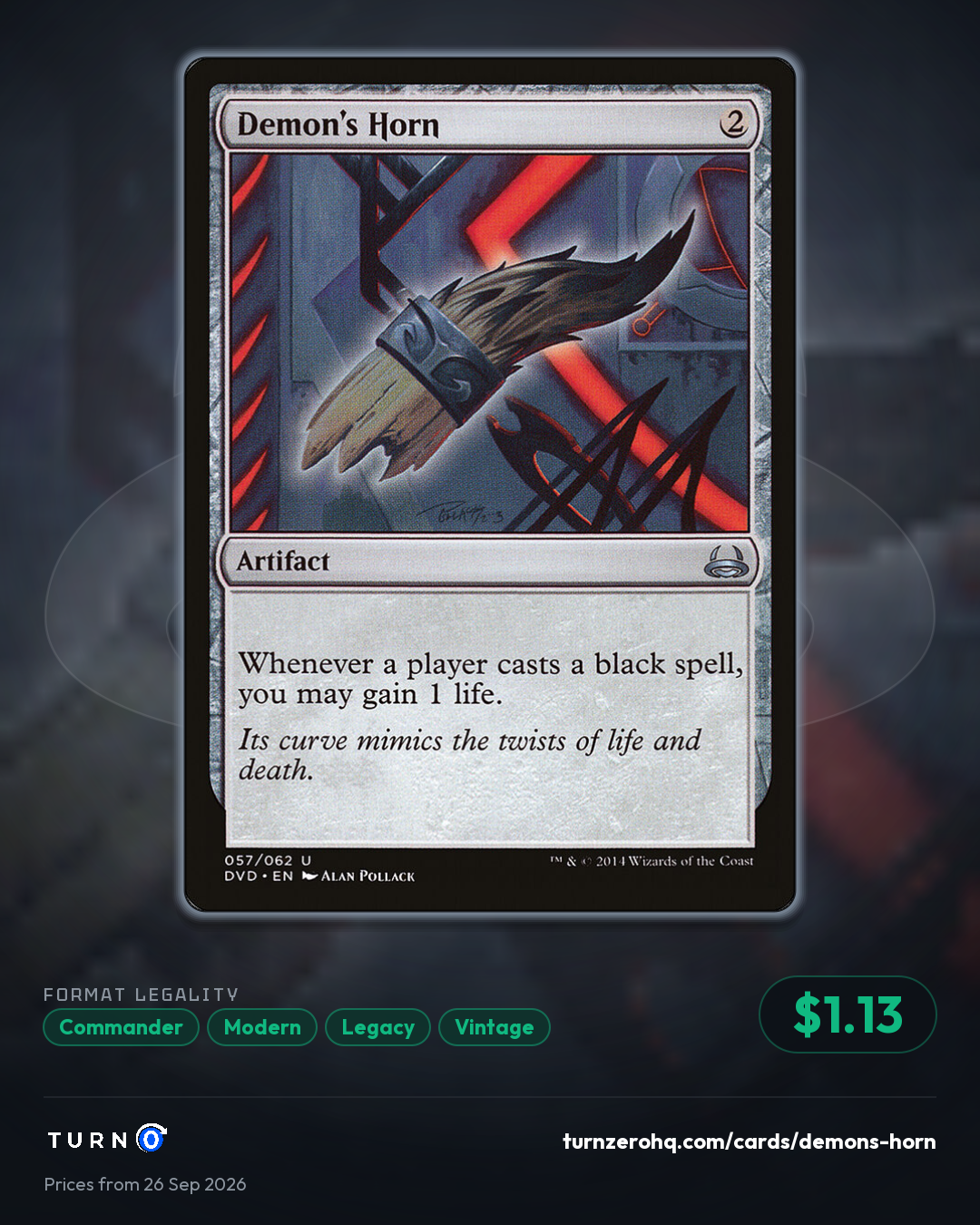 Shareable picture of Demon's Horn