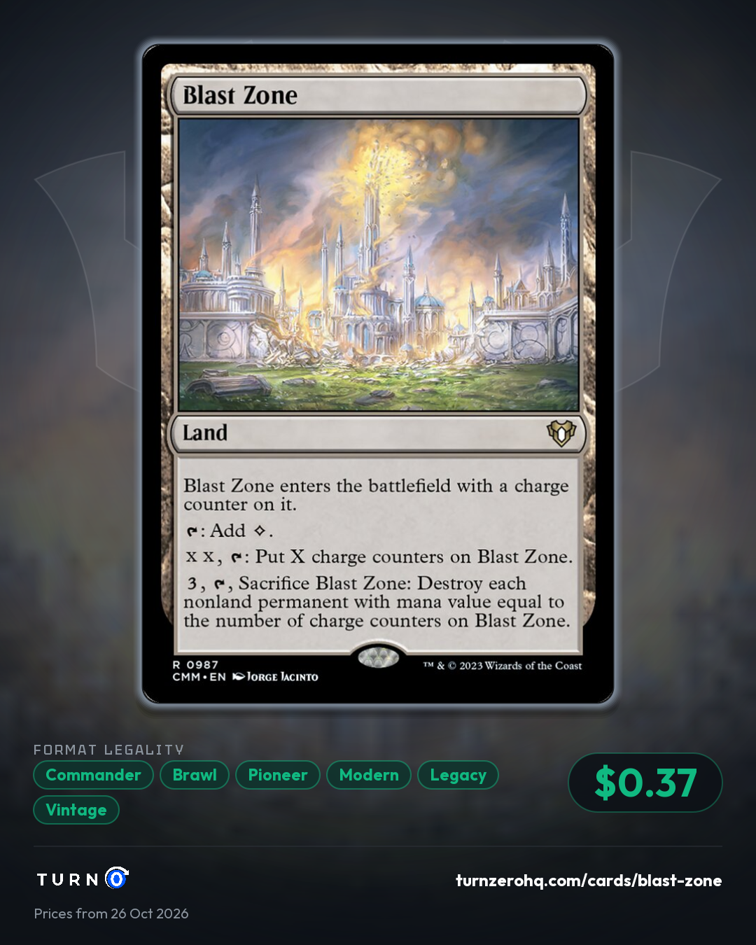 Shareable picture of Blast Zone