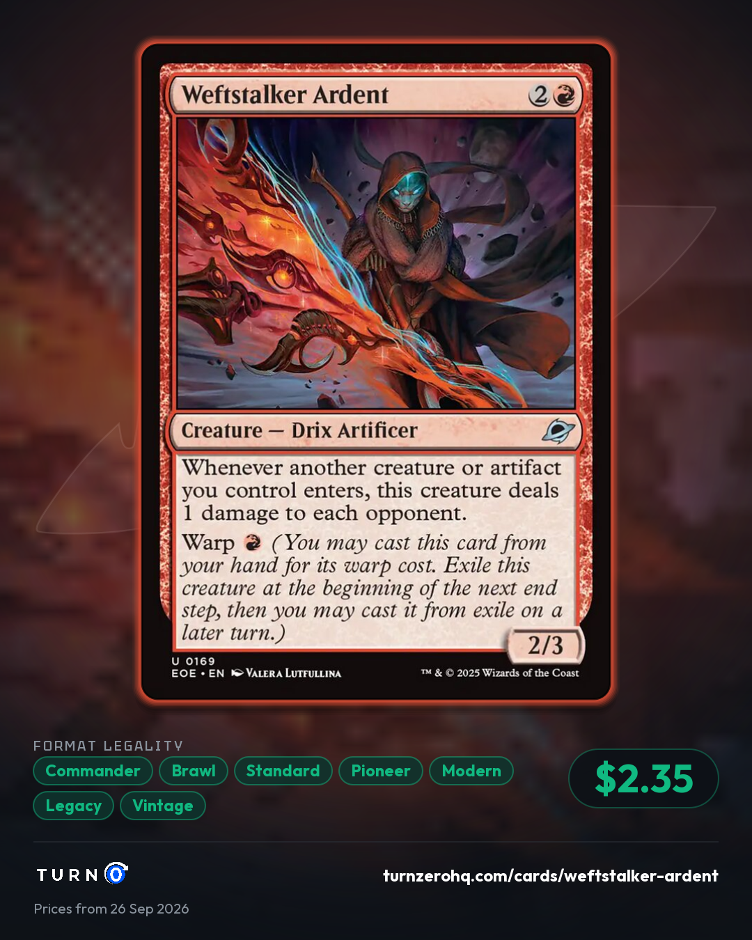 Shareable picture of Weftstalker Ardent